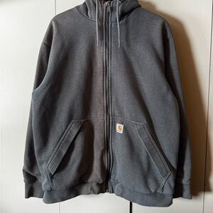 Carhartt Charcoal Zip-Up Hoodie